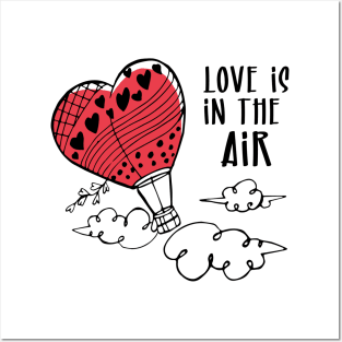 Love is in the air valentines day gift Posters and Art